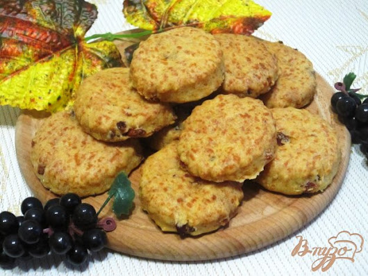Печенье с беконом и сыром - пошаговый рецепт с фото