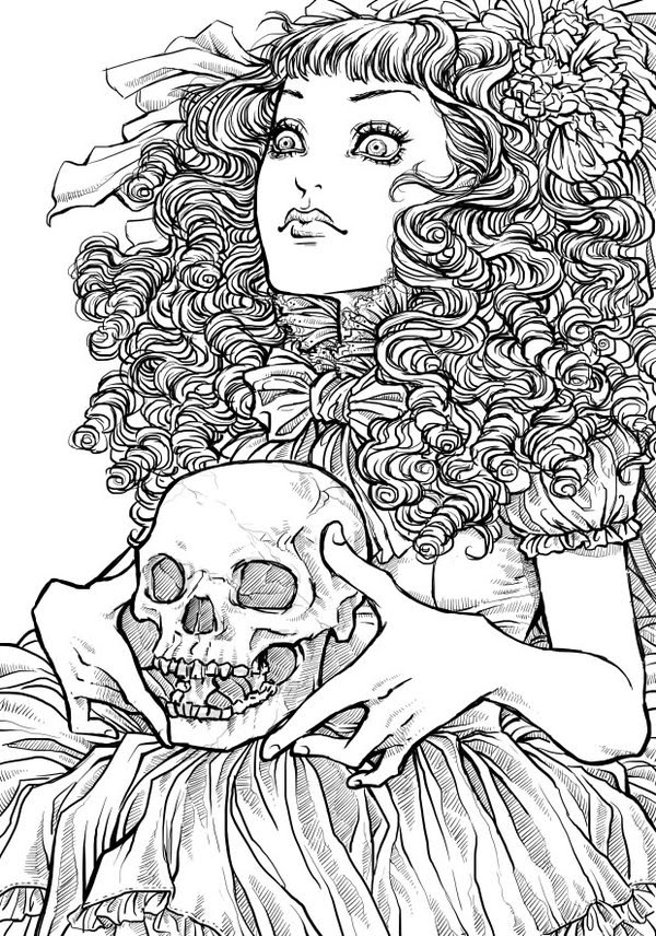 free printable halloween coloring pages for adults best