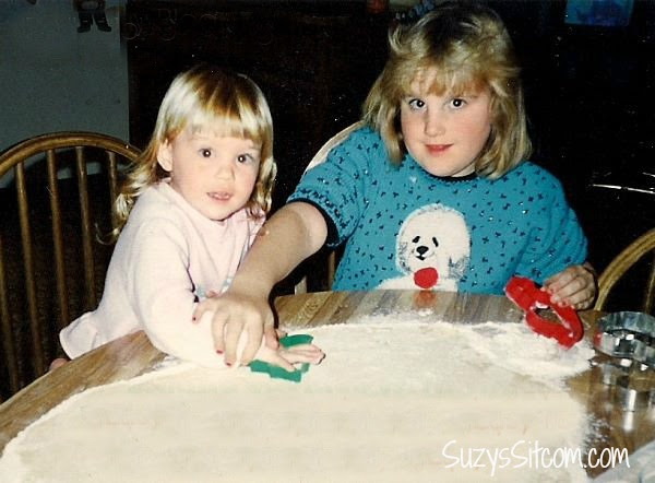 laura and amanda baking cookies