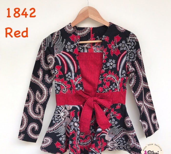Gambar Baju Batik Wanita Lengan Panjang Modern - Tempat ...