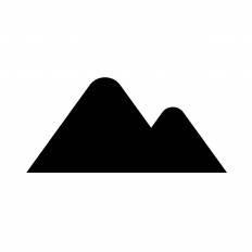 無料イラスト画像 これまでで最高の山 イラスト 白黒 フリー