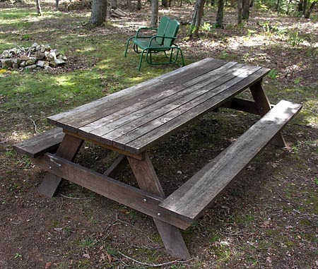 Here 8 foot cedar picnic table plans ~ diy wood plans