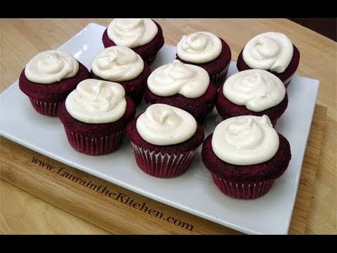 Cara Buat Cupcake: Video : Red Velvet Cupcake & Cream 