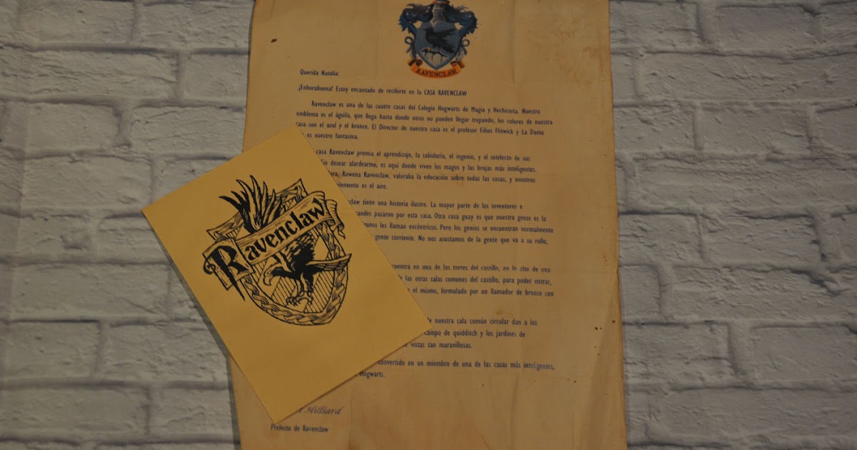Carta De Bienvenida A Hogwarts - Recipes Site w