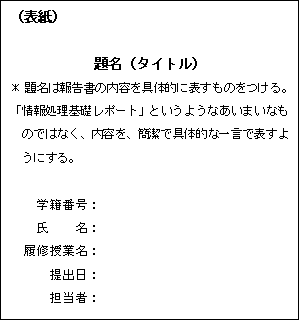 英文 レポート 書き方 例文