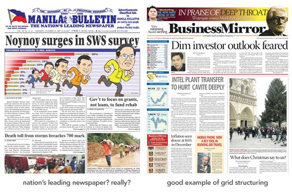For example, you mother has published an article in print newspaper, and this piece of work is the pride for your family. One Design Ph A Philippine Design Blog Philippine Newspaper Design Make It Easy And Interesting To Read