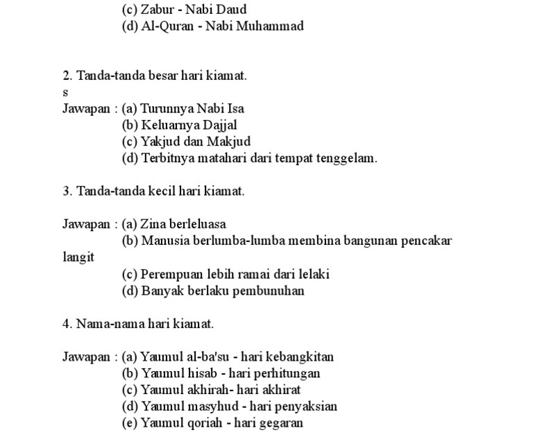 Soalan Periksa Bahasa Arab Tahun 2 - Rentasor a