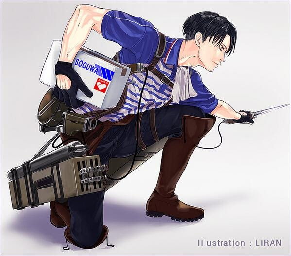 無料ダウンロード リヴァイ 兵長 可愛い イラスト Ituirasuto