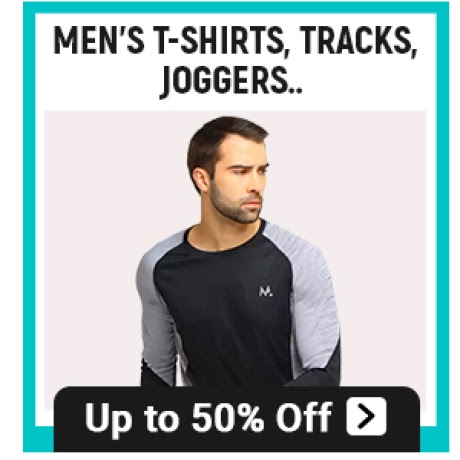  Men's T-Shirts, Joggers, Tracks