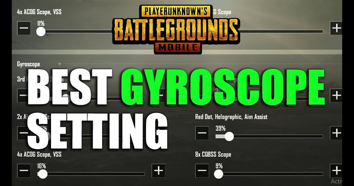 Pubg Mobile Gyroscope Setting | Pubg Ps4 Gcoin - 