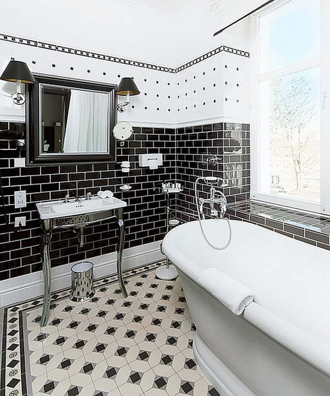 This gallery of black and white bathroom ideas showcases a designs in a variety of styles. Black And White Bathroom Designs Collection