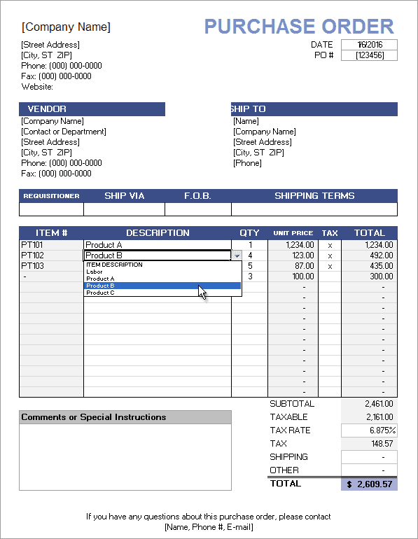 Contoh Invoice Furniture - Mathieu Comp. Sci.