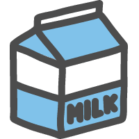 ベスト50 牛乳パック イラスト 簡単 美しい花の画像