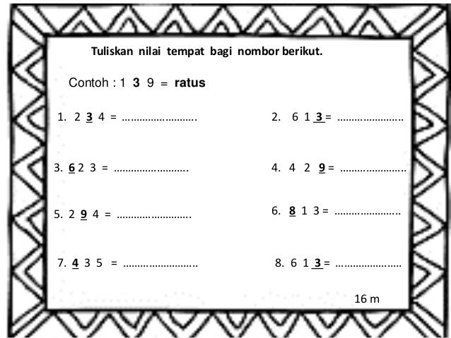 Jawab Soalan Matematik Tahun 6 - Kecemasan k