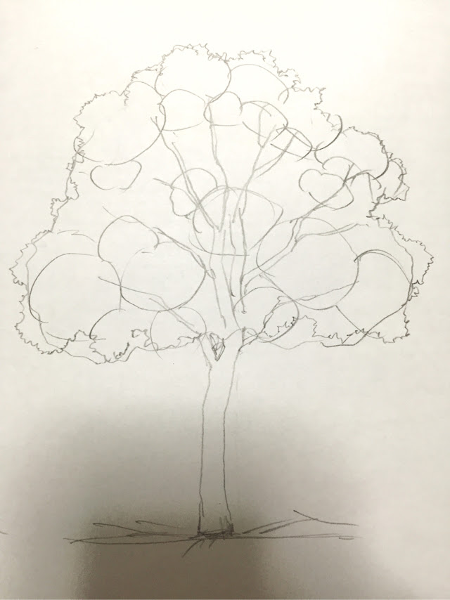 25 色鉛筆 桜の 木 イラスト 簡単 手書き