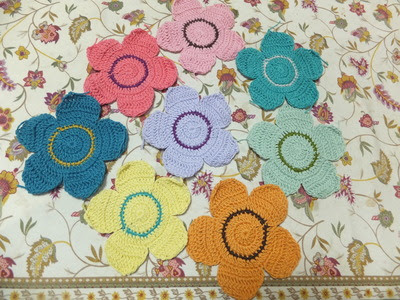 すべての美しい花の画像 元のコースター かぎ 編み 花