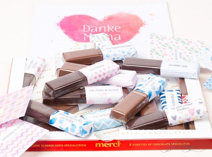 Beschriftung Für Merci Schokolade Kostenlos Ausdrucken ...