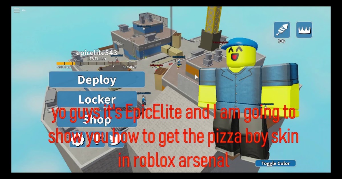 Me Trying To Get The Pizza Boy Skin In Arsenal Roblox Amino Roblox How To Get Free Items Tablet - my roblox pokemon card roblox amino