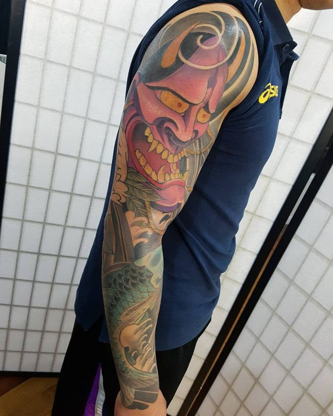  Yakuza  Dragon Arm  Tattoo 