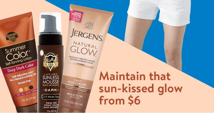 maintain that sun-kissed glow from 6
