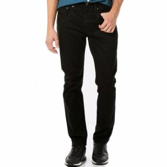 Harga Celana Jeans Denim Pria Straight Standar Hitam 