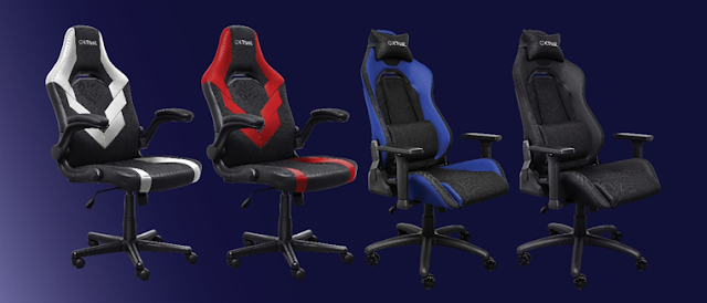 A new generation of durable chairs, the GXT 703 Riye and GXT 714 Ruya support gamers in style on their adventures