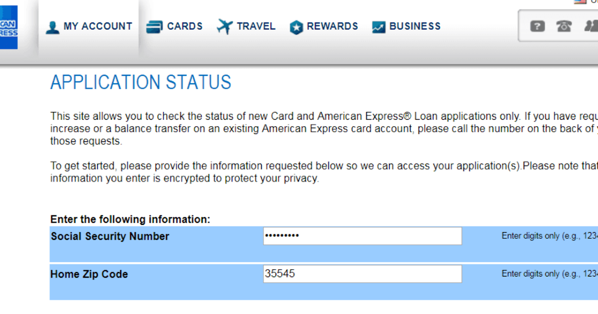 Amex Credit Card Application Tracking India - Check Amex Card