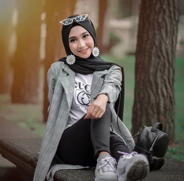outfit hijab  remaja kekinian  2022