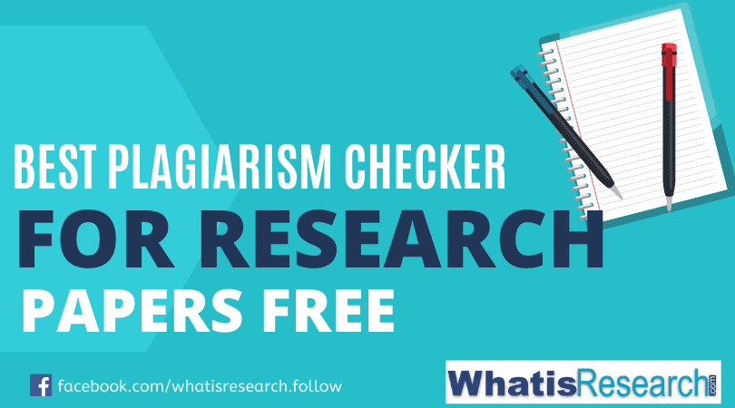 Our free plagiarism checker is widely used to check plagiarism online. Best Plagiarism Checker For Research Papers Free