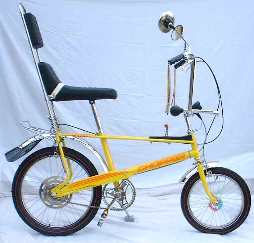 The correct size rider is a person who is between 5'2 to about 6'2 tall. Raleigh Chopper Owners Club