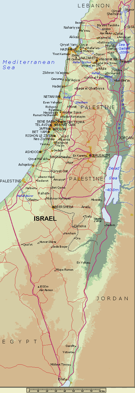 Israel today | aipac.org large detailed map of israel Map Of Israel