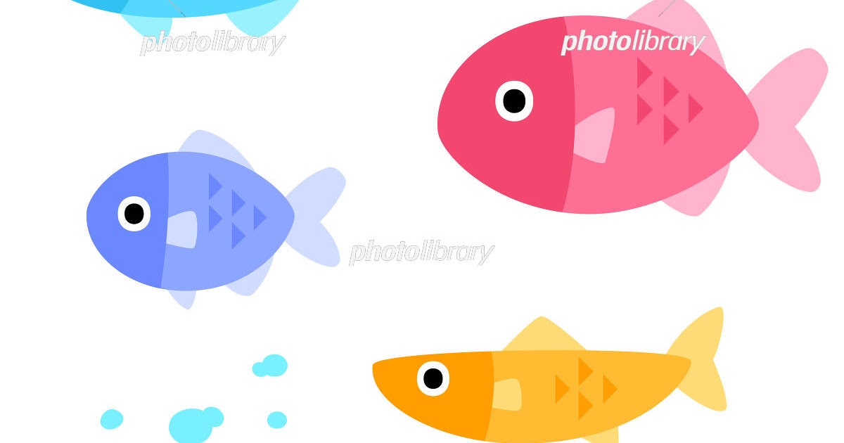 最高のコレクション お魚 イラスト 簡単 動物画像無料