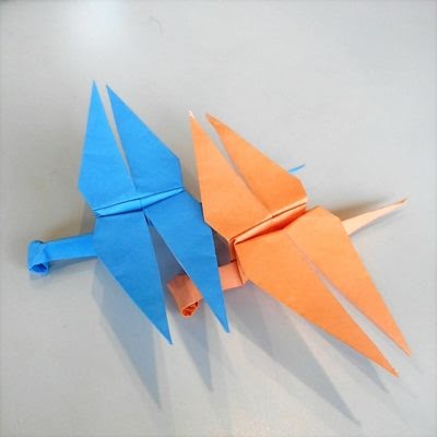 折り紙 トンボ 簡単 な 折り 方 平面