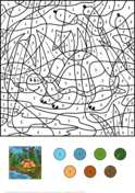 There's something for everyone from beginners to the advanced. Animals Color By Number Coloring Pages Free Printable Pictures