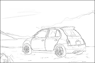 車 イラスト 書き方 簡単