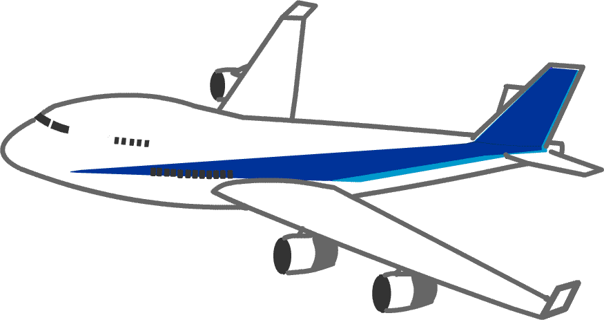 ベスト50 飛行機 簡単 イラスト 無料イラスト集