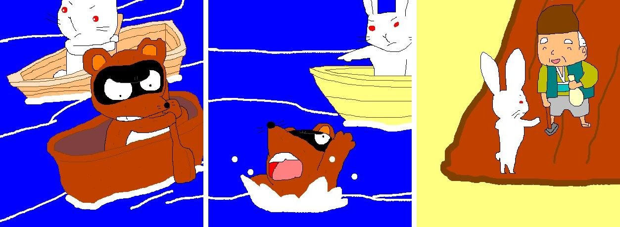最高のイラスト画像 心に強く訴えるかちかち 山 イラスト