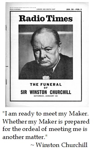 The District of Calamity: Winston Churchill on Death