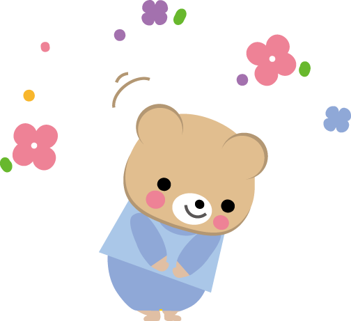 美しい花の画像 新着お辞儀 イラスト フリー かわいい