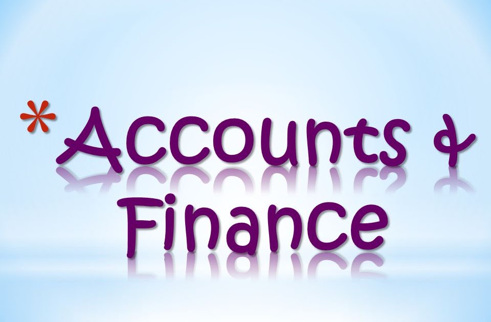Image result for Accounts & Finance