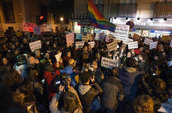 ley aborto españa protesta