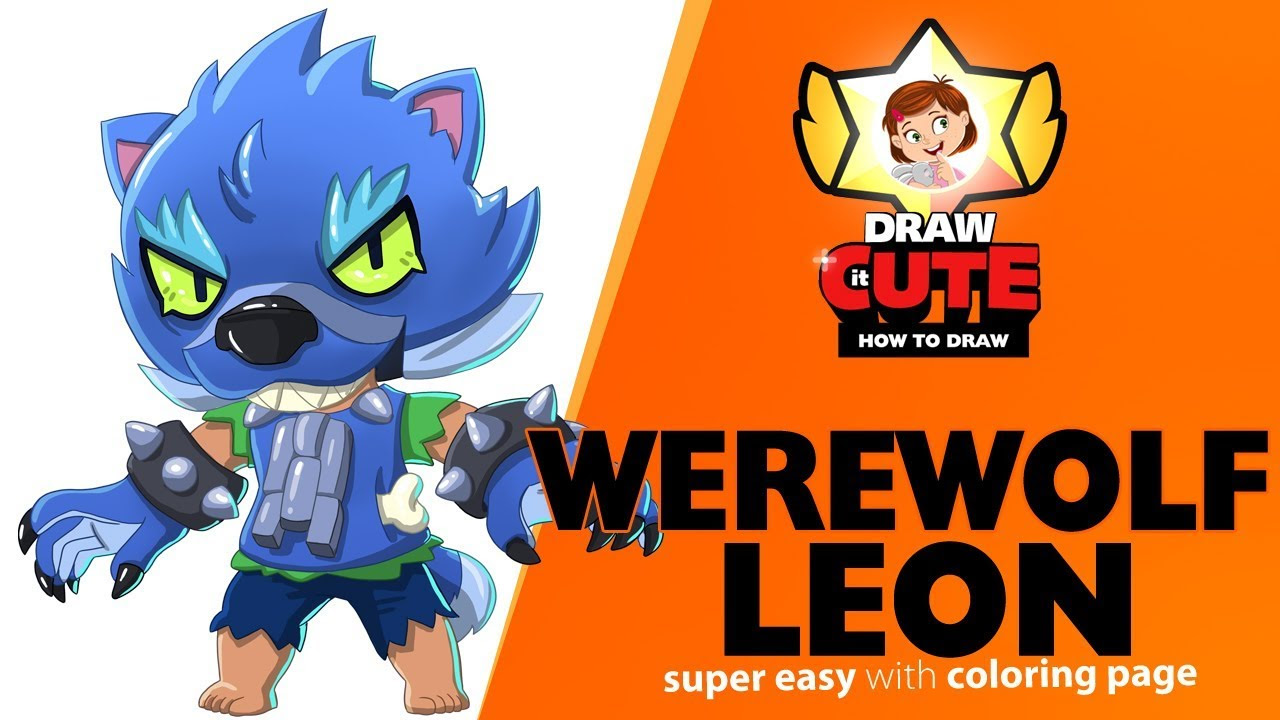 Brawl Stars Coloring Pages Shark Leon Coloring And Drawing - brawl stars ausmalbilder sally leon