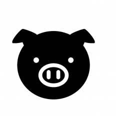 Hd限定豚 イラスト シルエット ただのディズニー画像