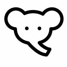かわいいディズニー画像 これまでで最高の象 イラスト シルエット かわいい