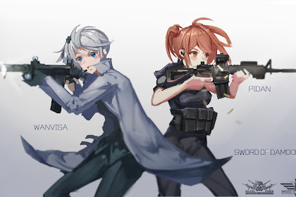 Handsome Anime Boy With Gun