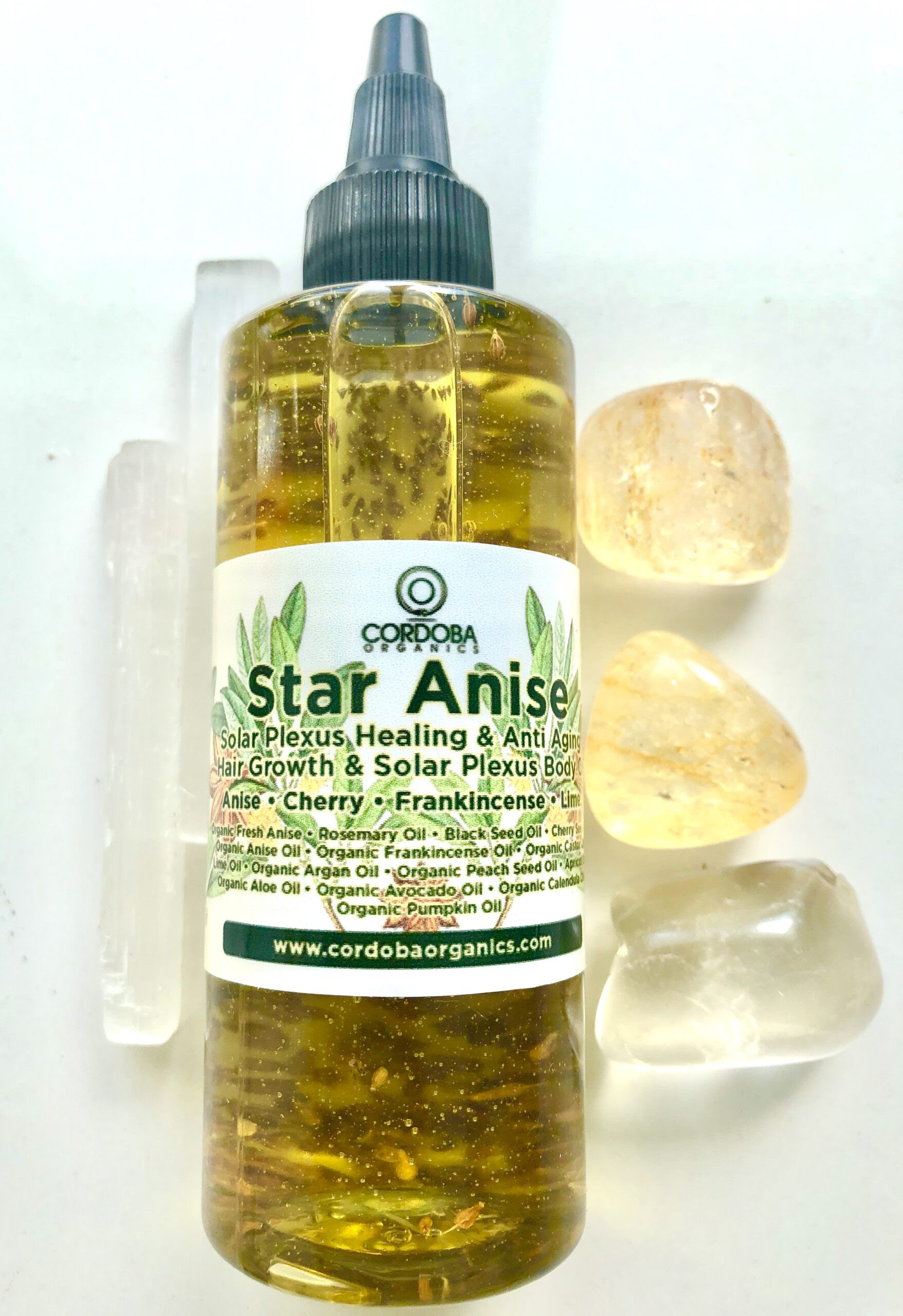 As a general guideline, add about 1% of essential oil to the base oil. Star Anise Healing Anti Aging Hair Growth Solar Plexus Body Oil Featuring Anise Cherry Frankincense Lime Www Cordobaorganics Comwww Cordobaorganics Com