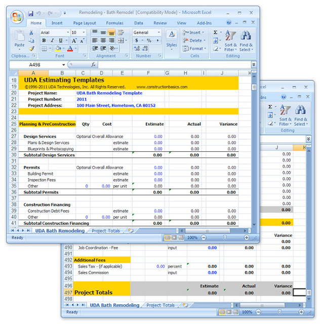 However excel falls short on the visuals. Excel Sheet For Building Estimate Building Estimate Excel Sheet