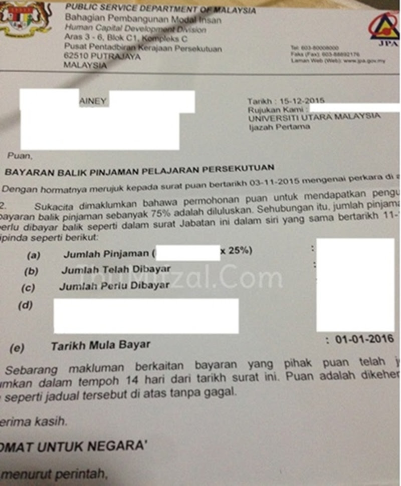 Contoh Surat Rayuan Jpa - Gambleh 3