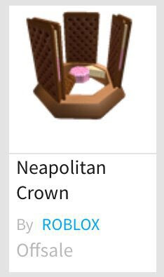 Neapolitan Crown Roblox Wiki - catalog xanwood crown roblox wikia fandom