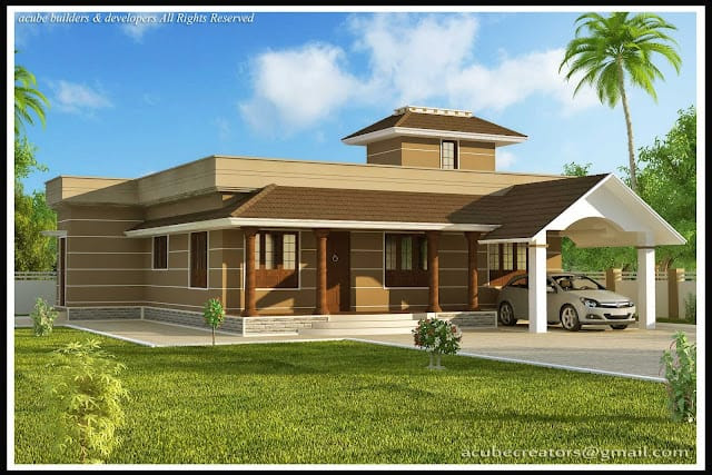 1600 sq ft house plans kerala kerala architecture houses 1100 square feet single storied house plan reviewed by sachin on 10:32:00 pm rating: Below 1500 Sq Ft 3 4 Keralahouseplanner